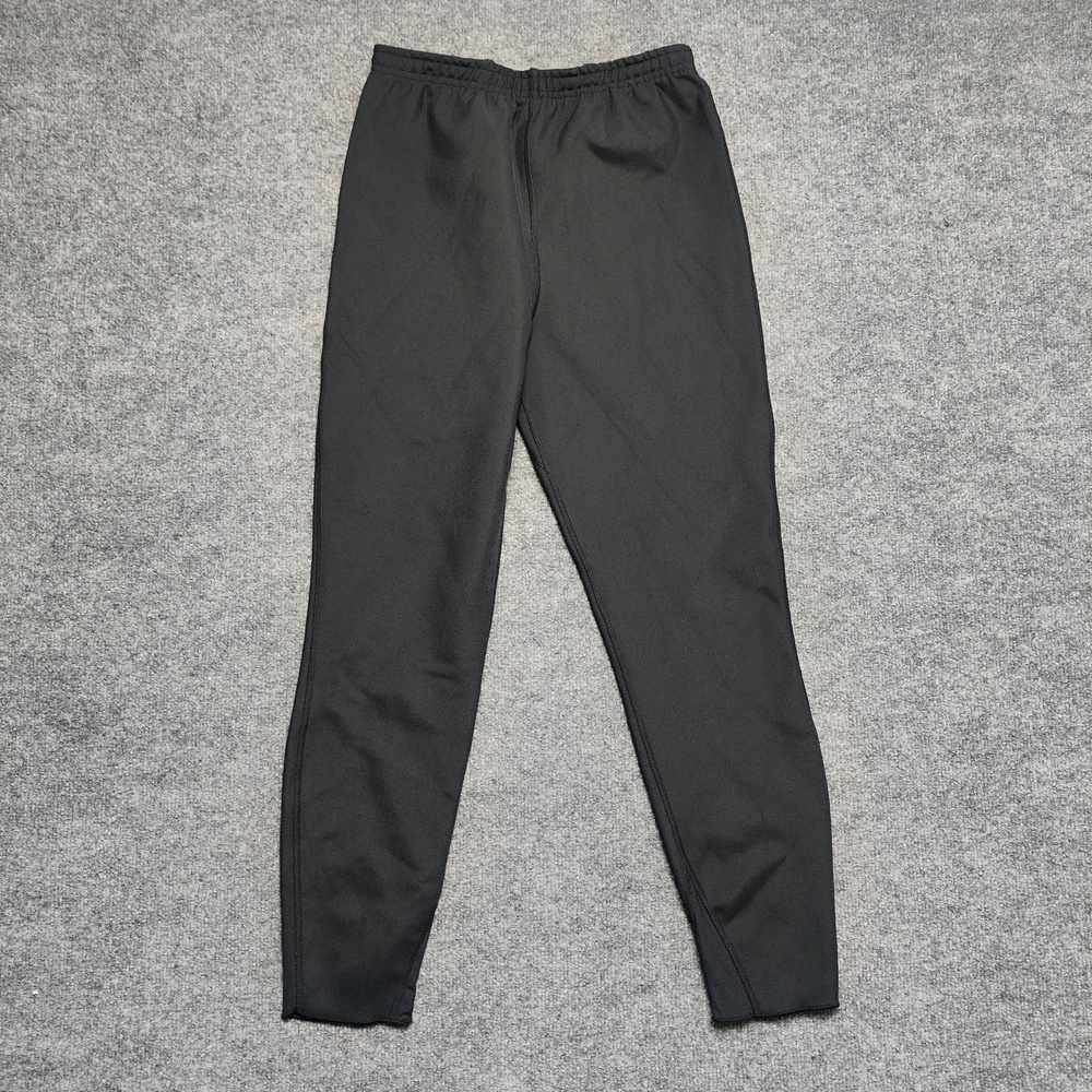 Hot Chillys Pants Kids XL Black Fleece Base Layer Thermal Leggings Ski